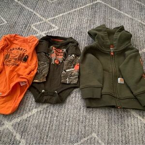 Baby boy Carhart clothing lot. Size 3 months
